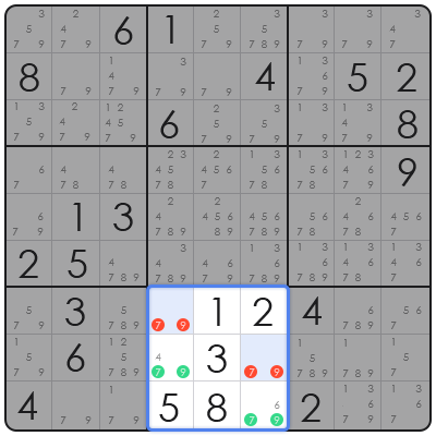 sudoku auto candidate